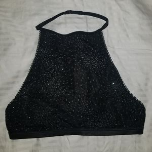 VS BLACK HALTER BRALETTE
